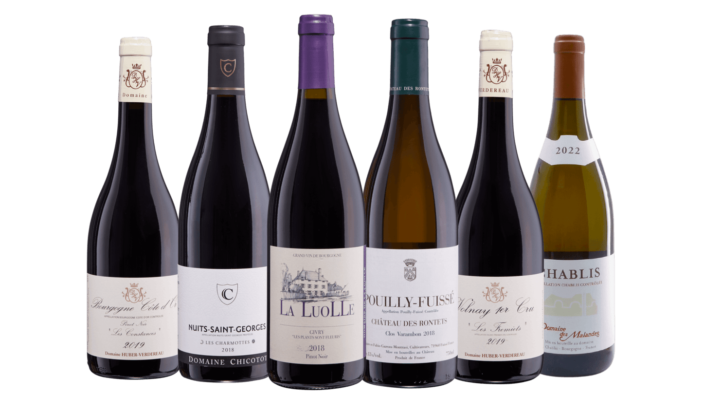 Weinpaket mit 6 Bioweinen aus dem Burgund