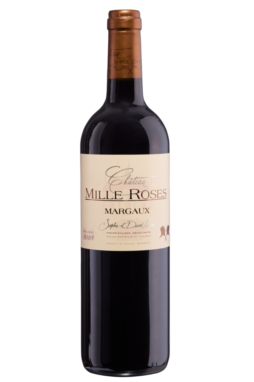 Flasche Rotwein Margaux Château Mille Roses