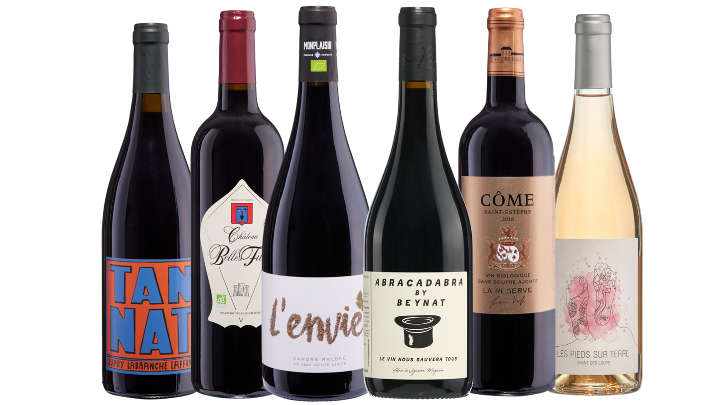 Weinpaket mit 6 Bioweinen ohne Zusatzsulfite