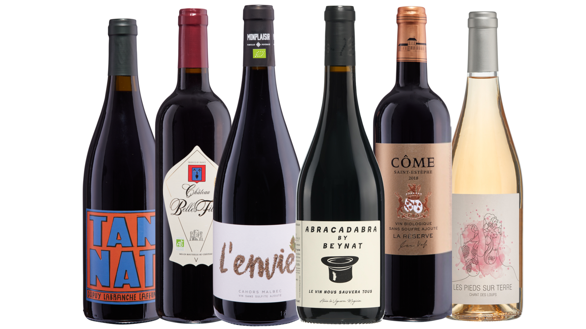 Weinpaket mit 6 Bioweinen ohne Zusatzsulfite