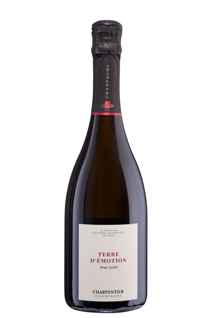 Flasche Champagner Terre d'Emotion von Charpentier