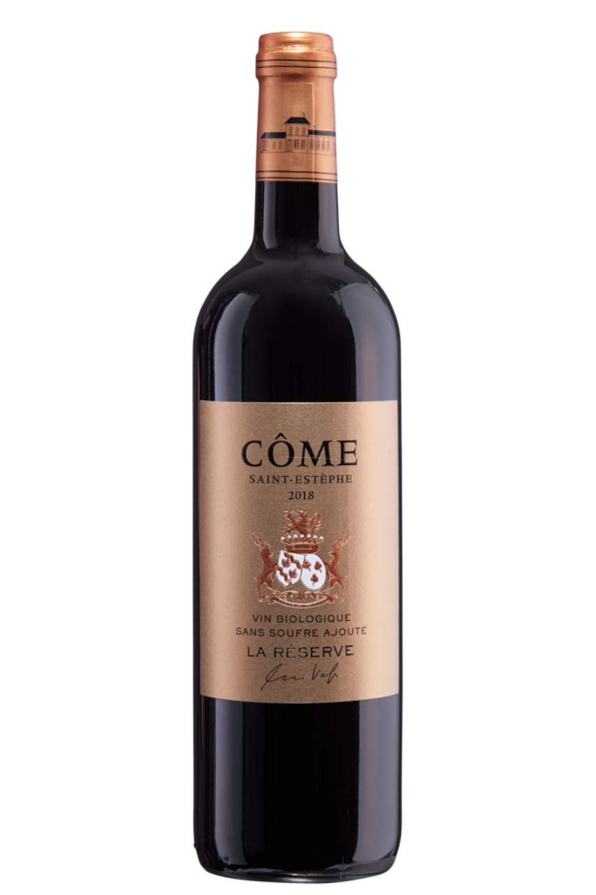 Flasche Rotwein Château de Côme Saint-Estèphe