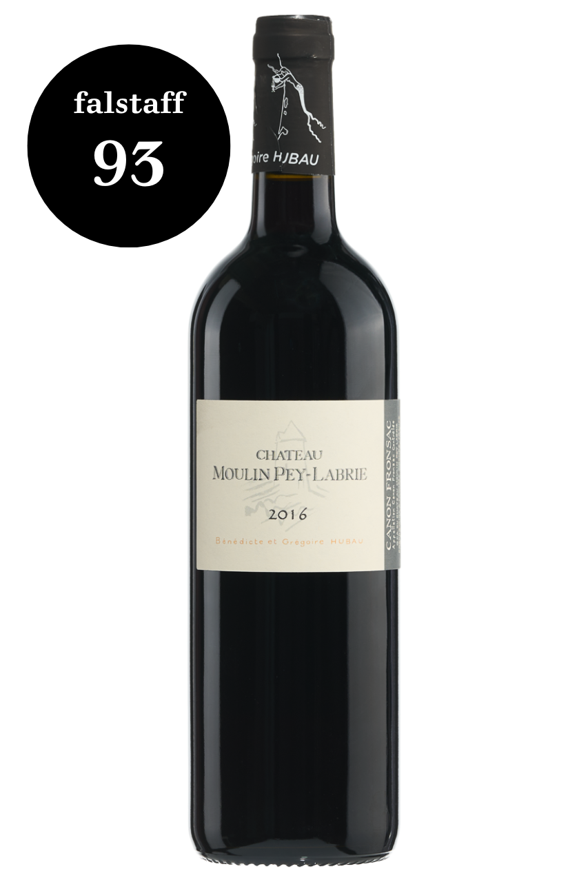 Château Moulin Pey Labrie 2016 mit 93 falstaff Punkten