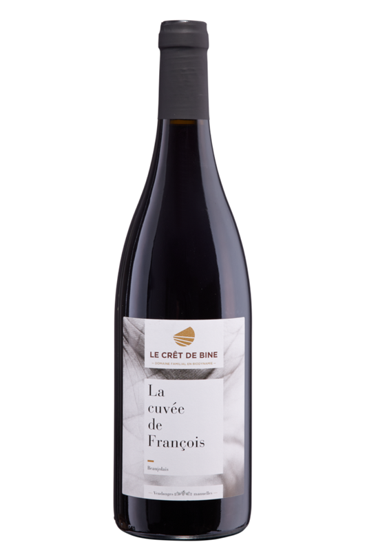 Rotweinflasche aus dem Beaujolais "la cuvée de Francois"