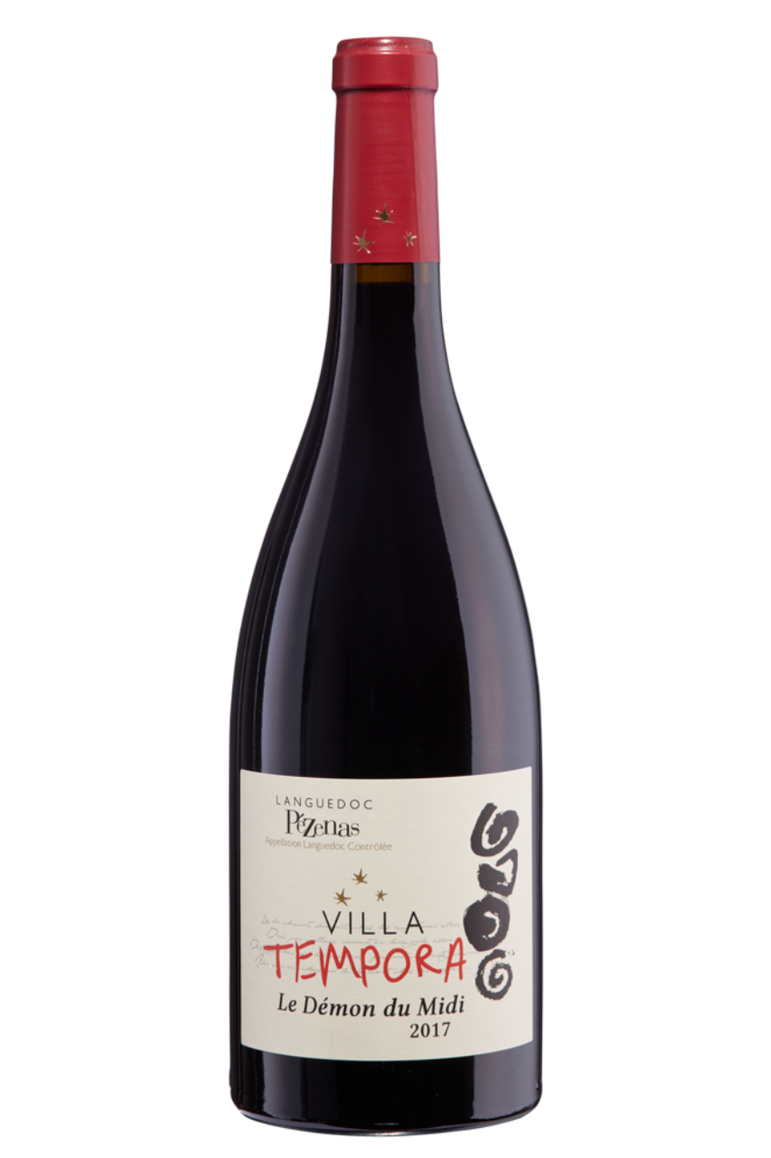 Flasche Rotwein Villa Tempora Le démon du midi