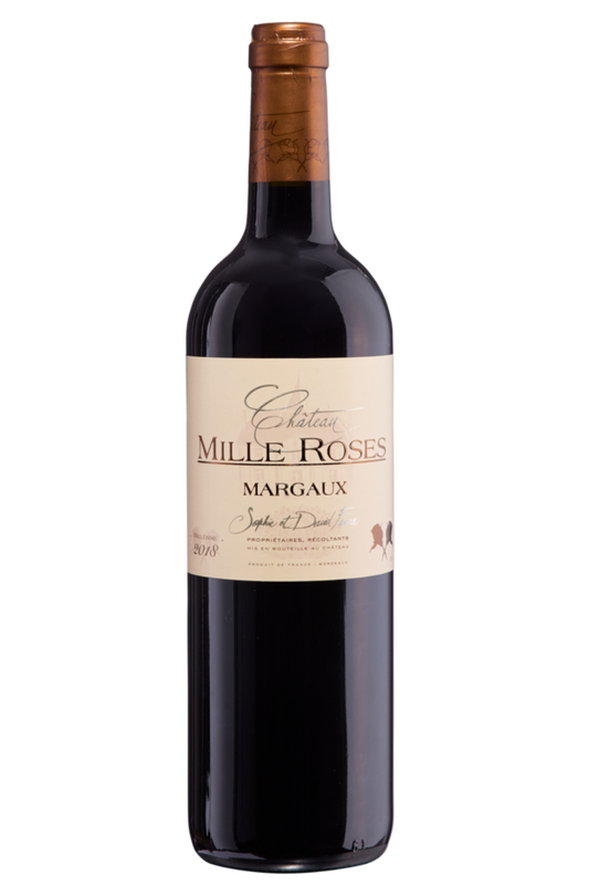 Flasche Rotwein Margaux Château Mille Roses