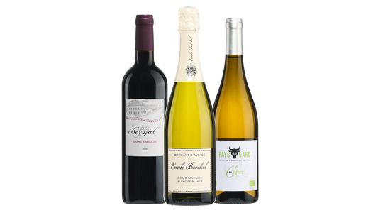 Weinpaket mit 3 Bioweinen aus Frankreich