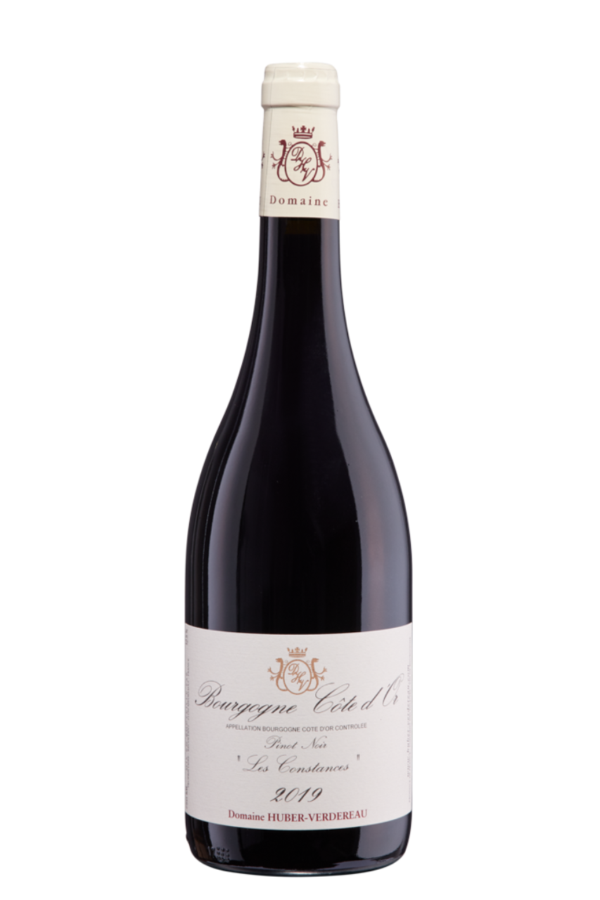 Rotweinflasche Bourgogne Pinot Noir von Huber Verdereau